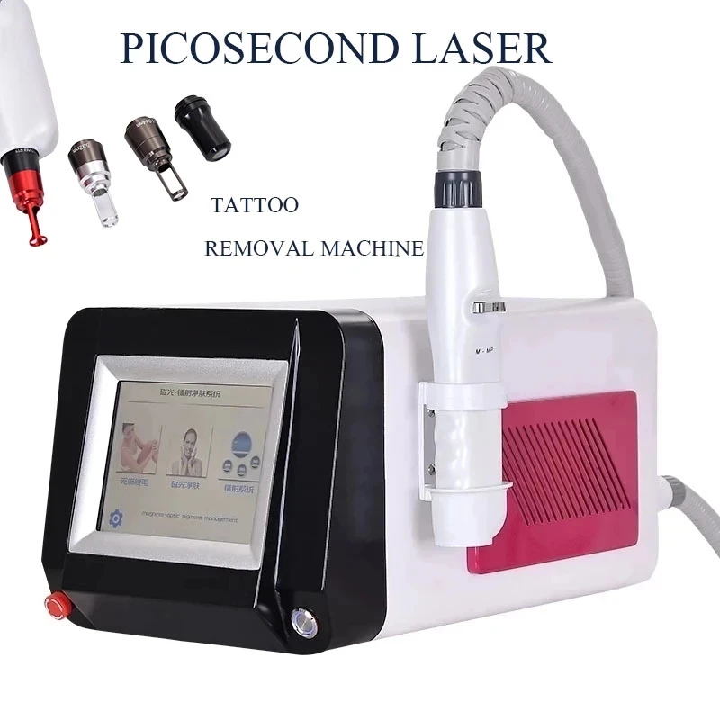 

2022 Hottest Portable 1064nm 532nm 1320nm Nd Yag No-invasive Picosecond Equipment Laser Pico Tattoo Removal Machine Price