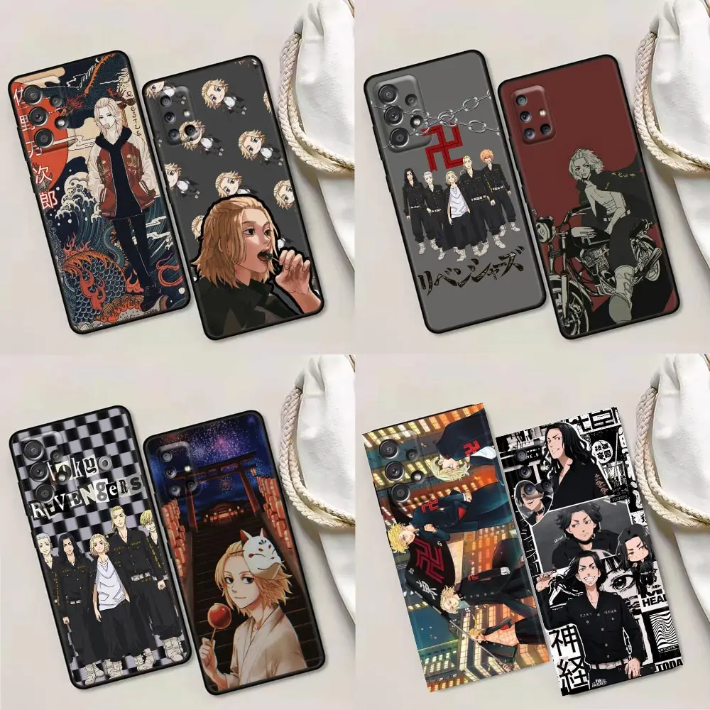 

Phone Case for Samsung A01 A02 A03s A11 A12 A21s A32 A41 A72 A52s 5G A91 A91s Soft Case Japan Anime Tokyo Revengers