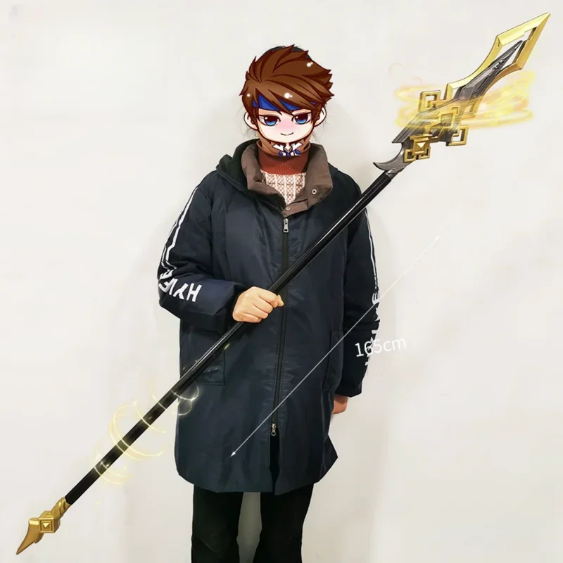 Xiao Zhongli вихревое оружие для косплея Vanquisher Genshin ударопрочное реквизит Yae Miko обманка