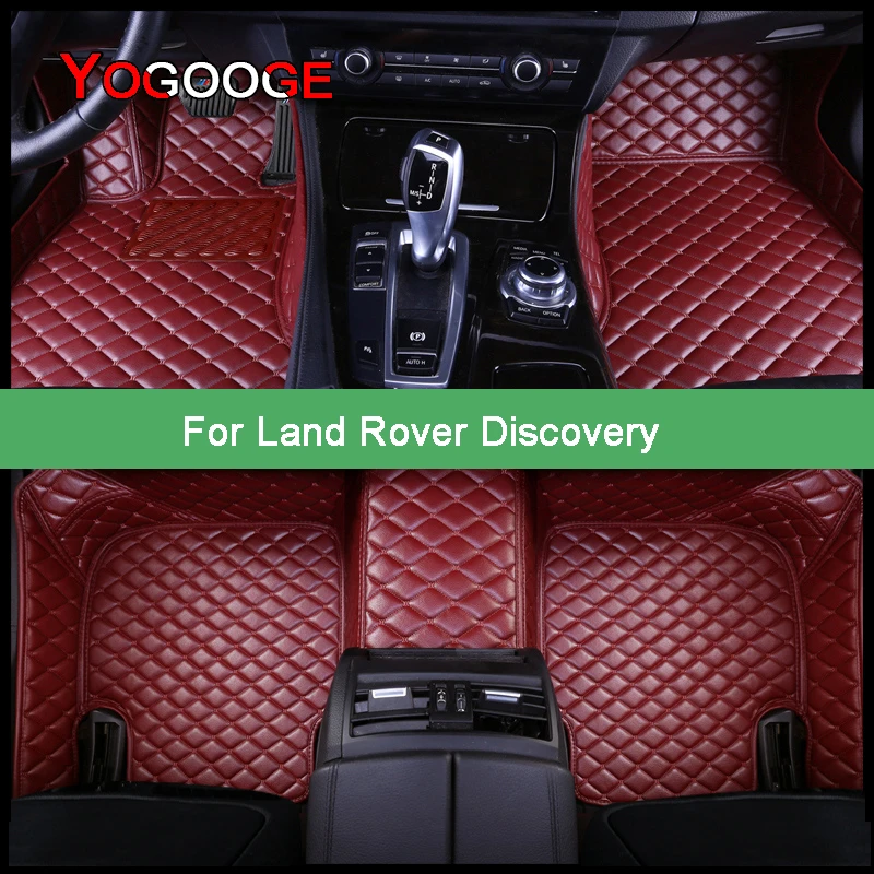 

YOGOOGE Car Floor Mats For Land Rover Discovery Foot Coche Accessories Carpets