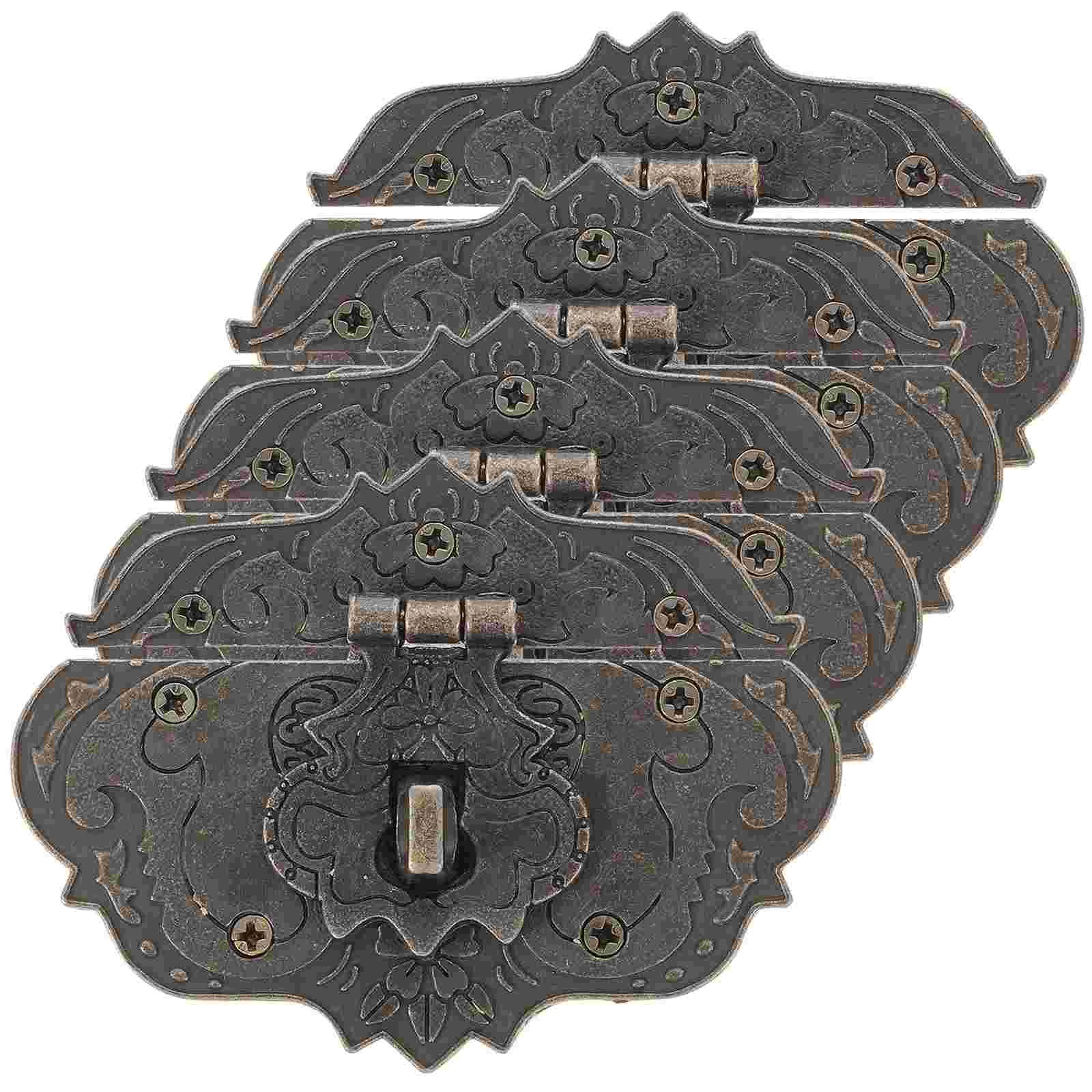 

4pcs Replacement Vintage Cabinet Hasp For Box Hasps Hasp Lock Cabinet Hasp Box Hasps