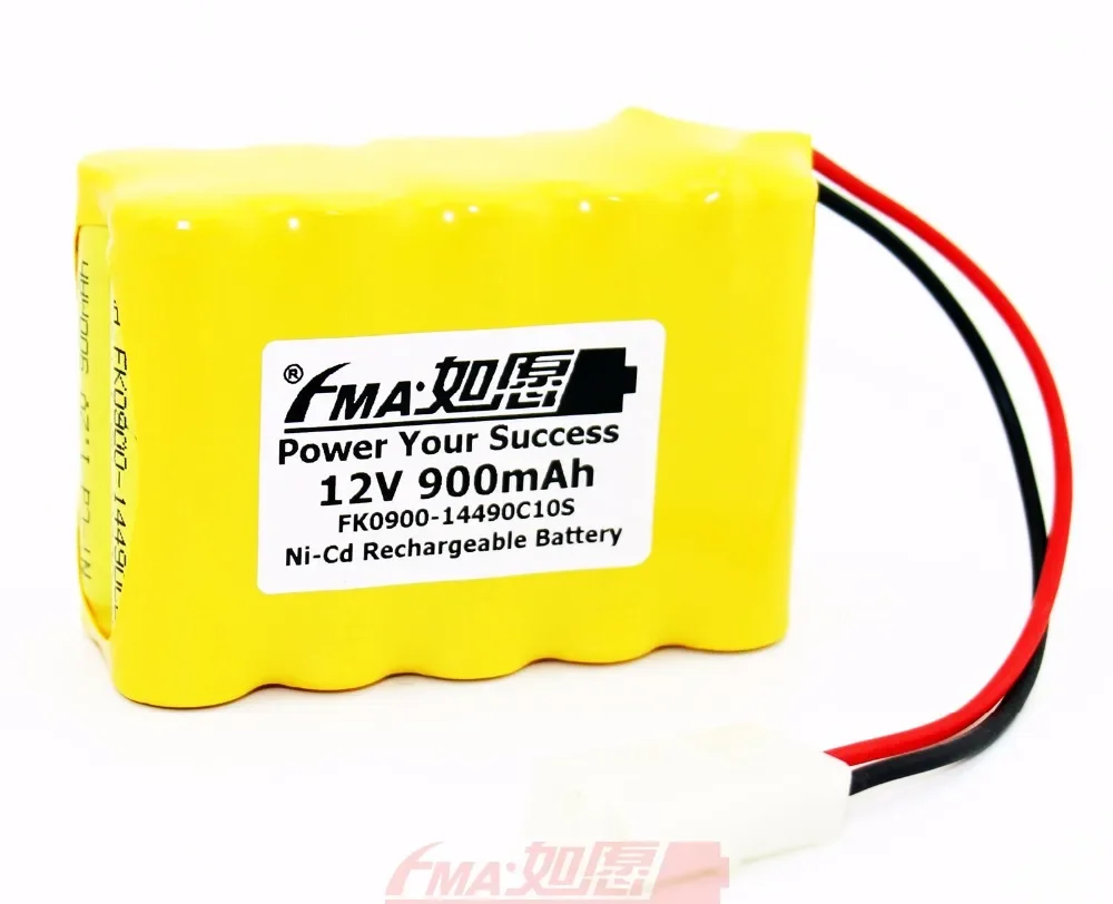 Фото Никель-кадмиевая аккумуляторная батарея Ni-Cd AA 12V 900 мАч для моделей Игрушек 10SX №1