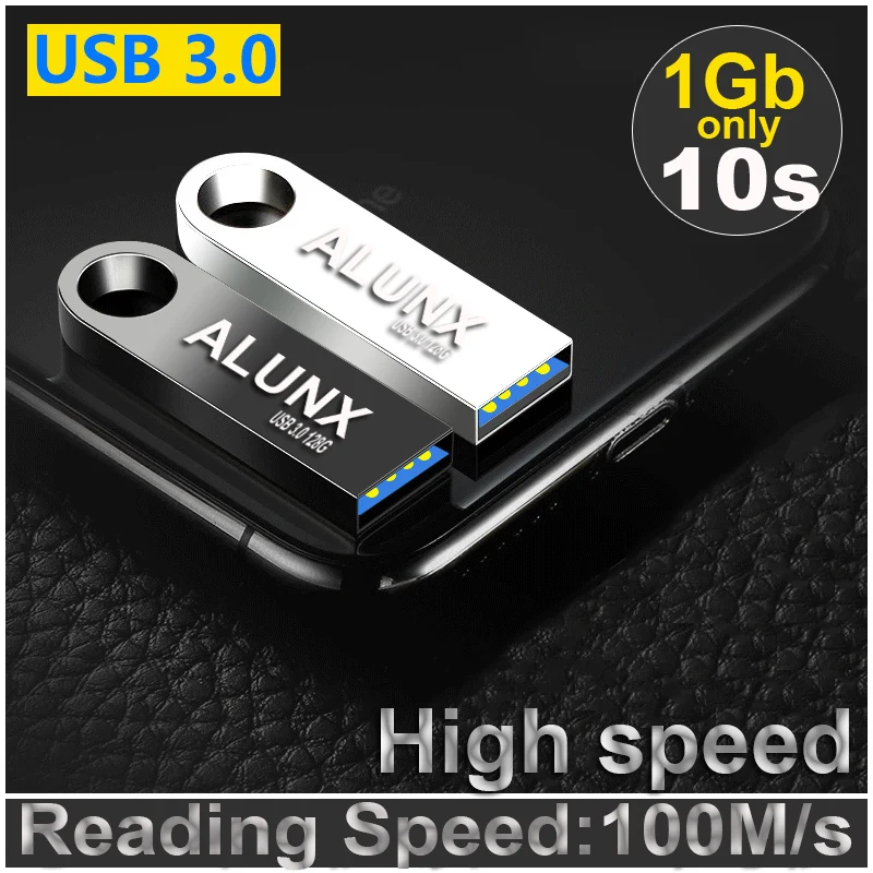 100%original ALUNX USB 3.0 USB 64 flash disk 128G Pendrive GB  USB Memory 16G Pen drive 32G usb stick 64G Pendrive128G