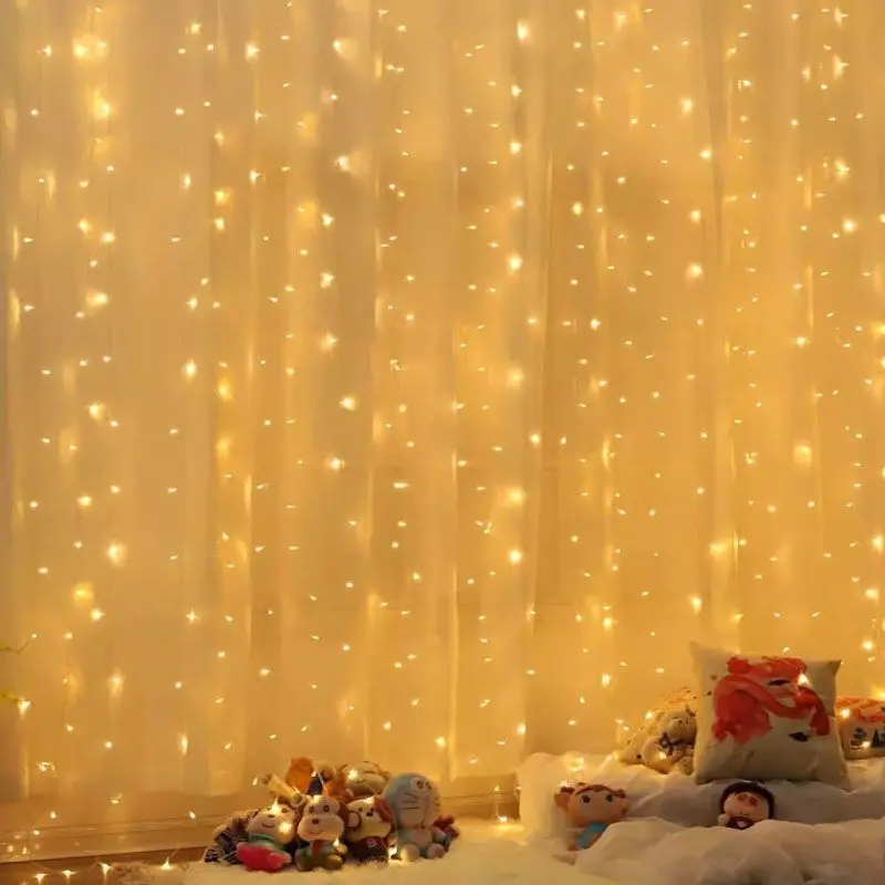 СВЕТОДИОДНАЯ Гирлянда-занавеска 6 м 8 режимов