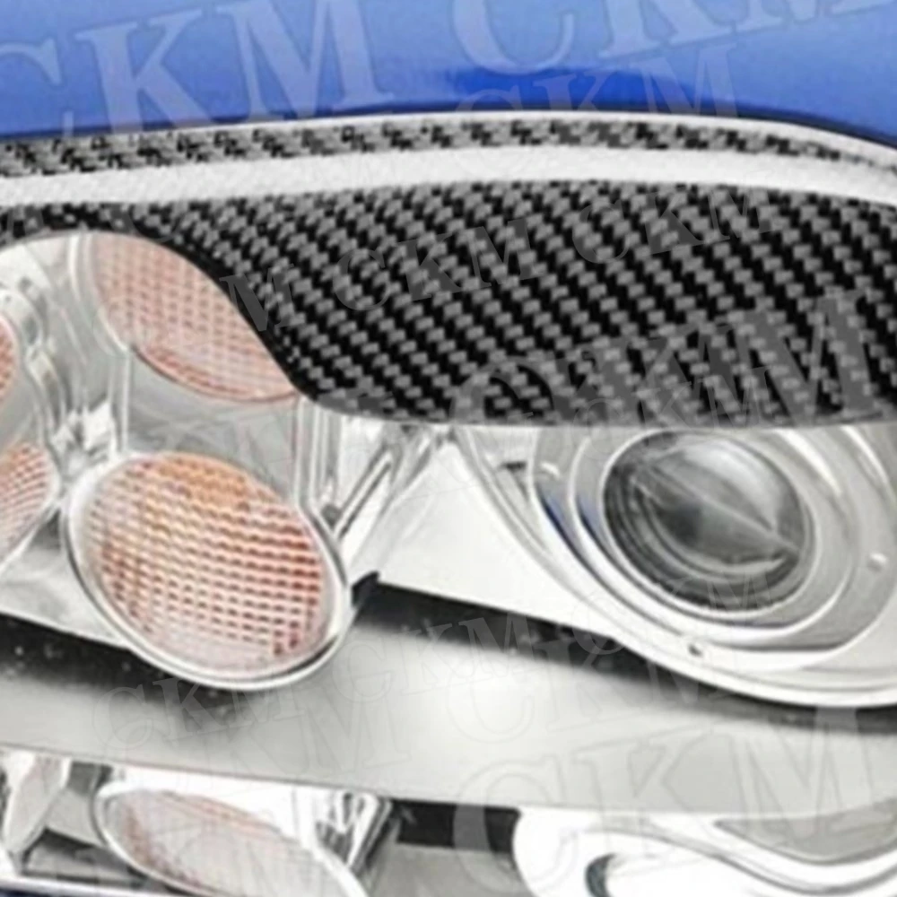 CKMUUER для Volkswagen MK4 1998-2004: Накладки на фары (ресничкиреснички-«глазки») из карбона, наклейки на передний бампер, автомобильные аксессуары (art.: 3920da721920c) - 3920da721920c