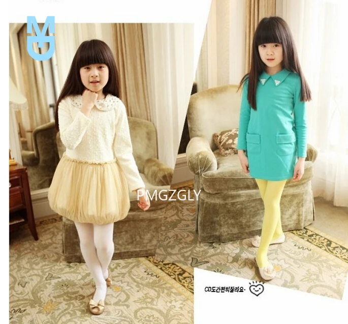 

New children tights baby girls kids cute velvet pantyhose tights stockings for girl dance tights Spring/autumn candy color Tight
