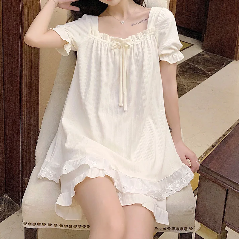 

Pajama Sets Women Sexy Female Nightwear Casual Summer Hot Sleeveless Fashion Loose Sweet Lady Students Cute 2022 New Arrival