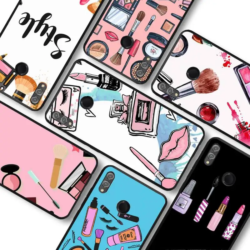 

Makeup lipstick Phone Case For Huawei honor 10Lite 10i 20 8x 10 for Honor 9lite 9xpro