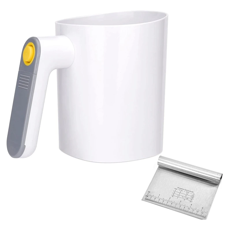 

Flour Sifter,Battery Operated Flour Sifter For Baking Almond Flour And Powdered Sugar,Baking Sifter With Pastry Cutter