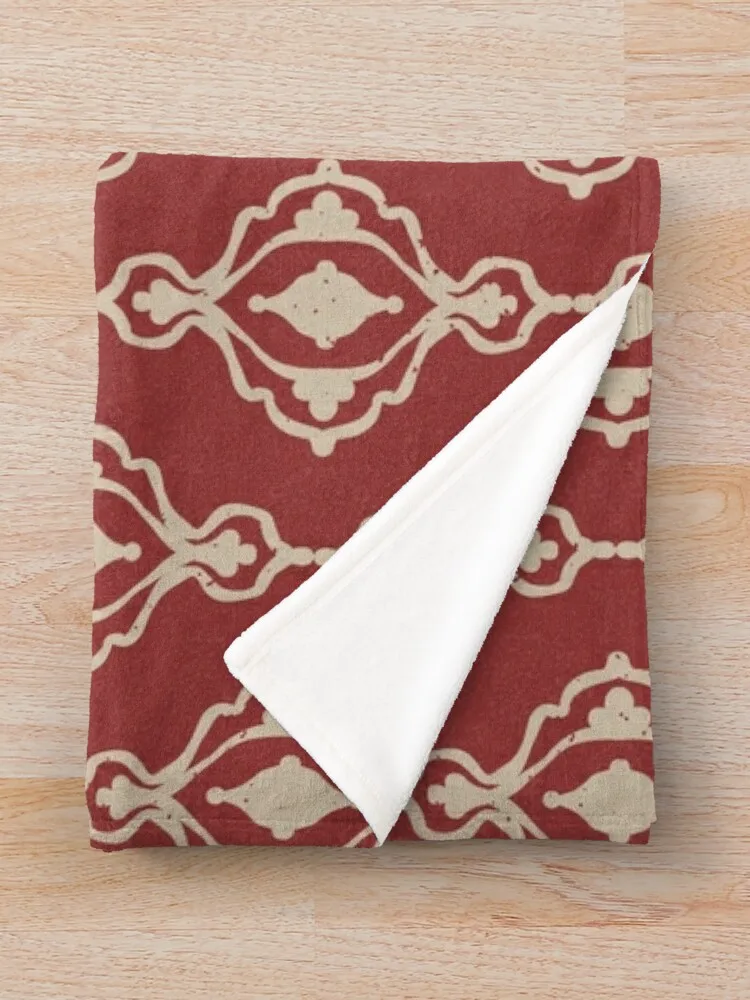 Декоративное одеяло Dacha Arabesque Pattern - Рубин + Голубь Постельное белье Декоративные