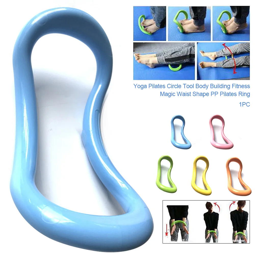 

Yoga pilates circle back exercise bodybuilding chest enlargement apparatus exercise fitness magic waist shape PP Pilates circle