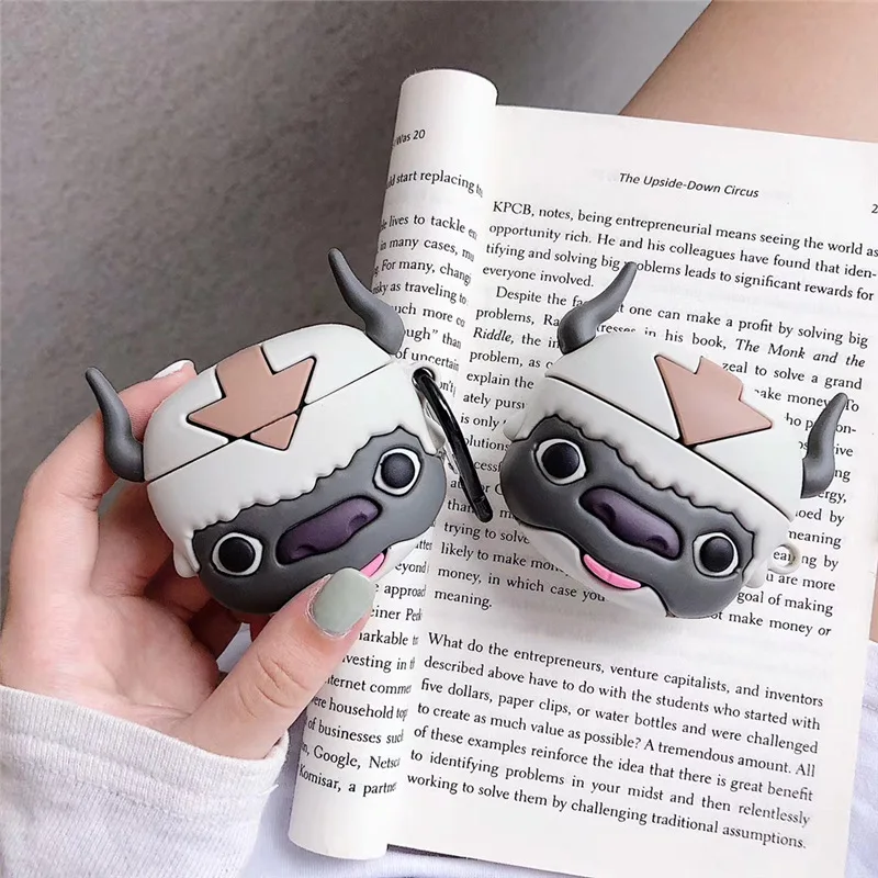 

3D Cartoon Cute Helmet Bull Case for AirPods Pro2 Airpod Pro 1 2 3 Bluetooth Earbuds Charging Box Protective Earphone Case Cover