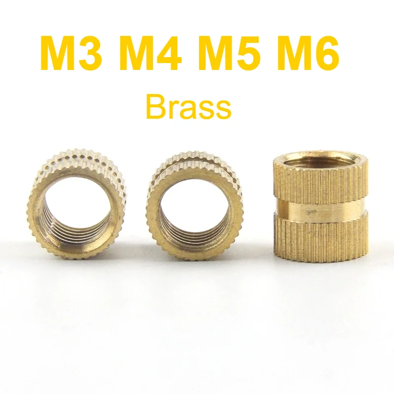 Двухпроходные латунные гайки M3 M4 M5 M6