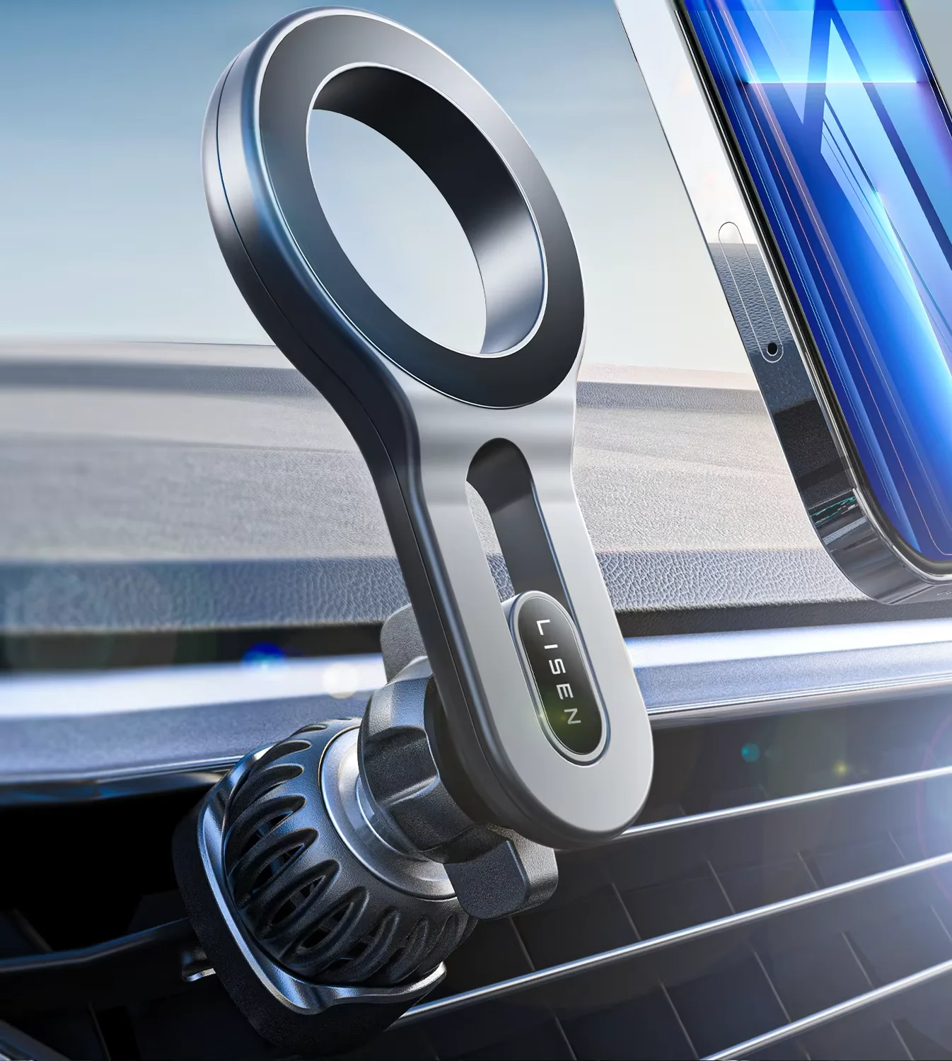 Универсальный Магнитный Автомобильный Держатель Lisen Сильный Магнит