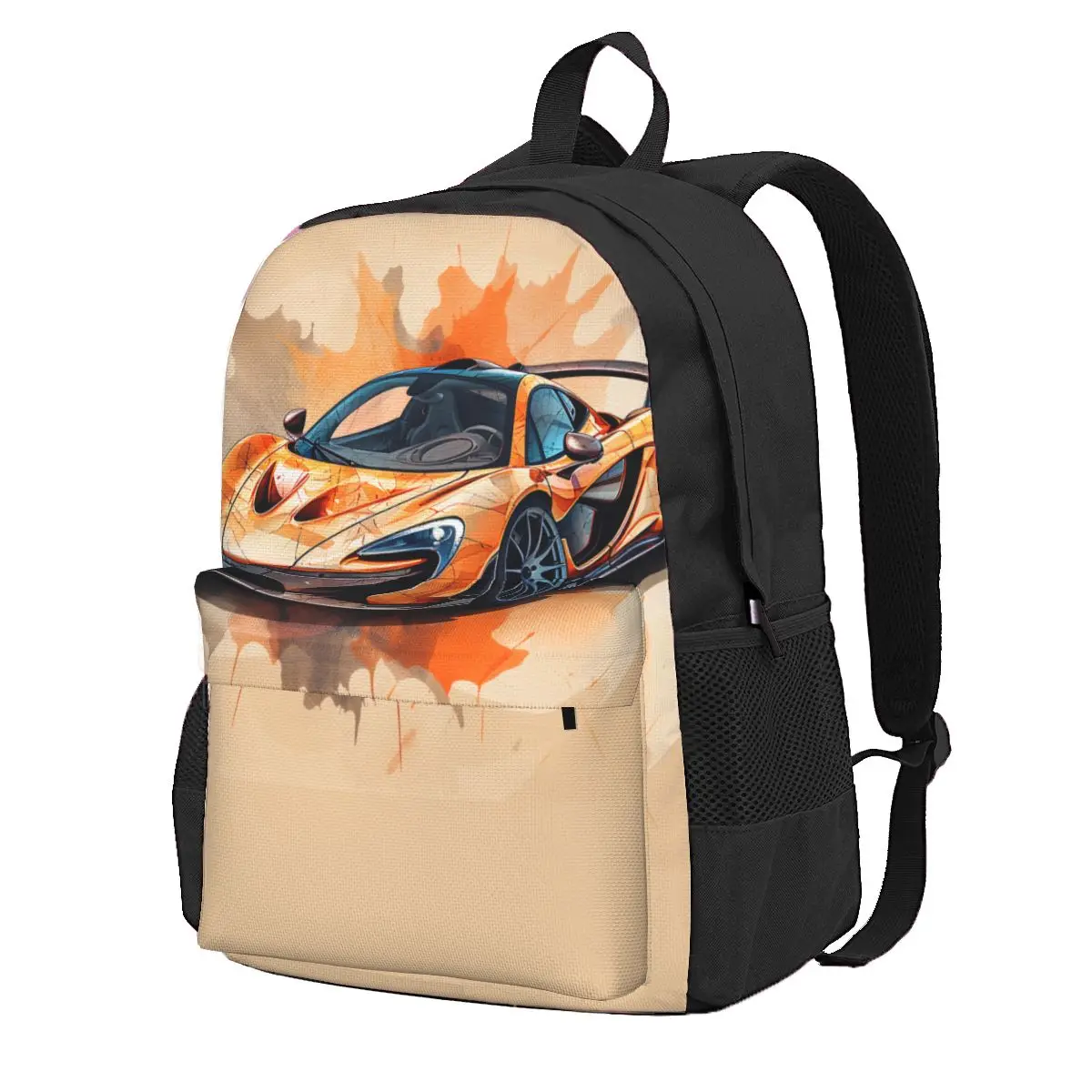

Мощный спортивный рюкзак с автомобилем, графические Мультяшные повседневные Рюкзаки, Молодежные школьные сумки с индивидуальным рисунком, милый рюкзак