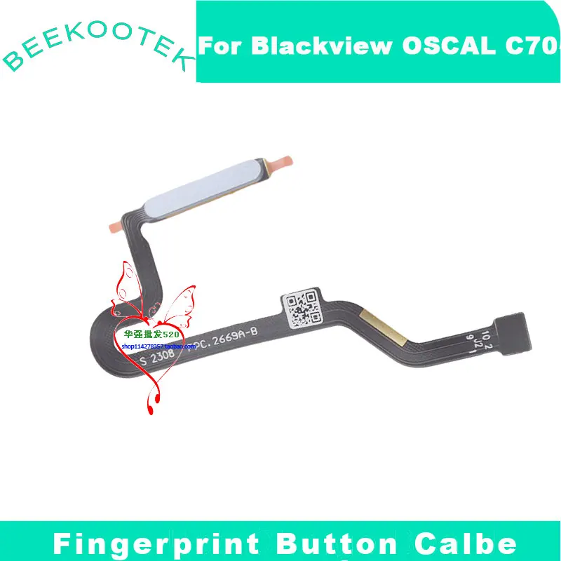 Новый оригинальный Blackview Oscal C70 кнопка датчика отпечатков пальцев гибкий кабель FPC