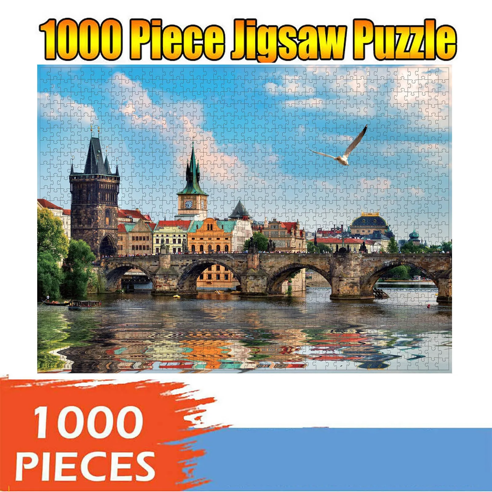 

1000 Pcs Adult And Ahildren's Intellectual Development Puzzle Toy HolidayGift Waggle Toy