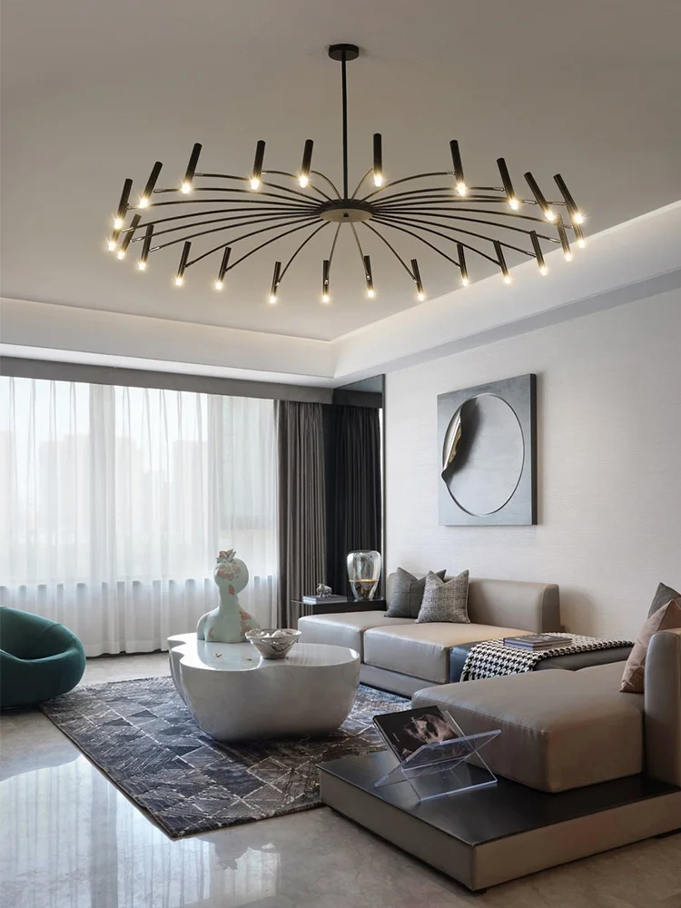 

Living room lamp 2022 new light luxury bedroom chandelier Nordic lamps modern minimalist atmosphere For home dining room Lights