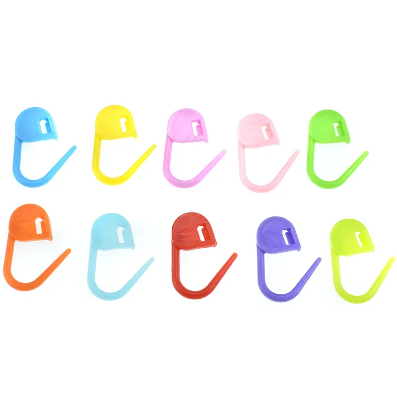 50-500 шт. маленький зажим из пластиковой смолы маркеры для фиксации стежков