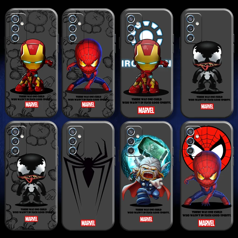 

Venom Spiderman Marvel Alliance For Huawei P20 P30 Lite Pro Phone Case Protect Carcasa Liquid Silicon Black Silicone Cover Soft