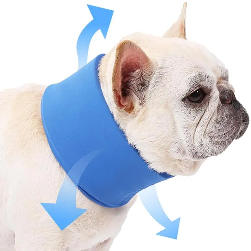 

Dog Cooling Neck Wrap Summer Bandana Ice Bib Calming Breathable Cool Scarf For Outdoor Travel Small Medium Large Pets Supply