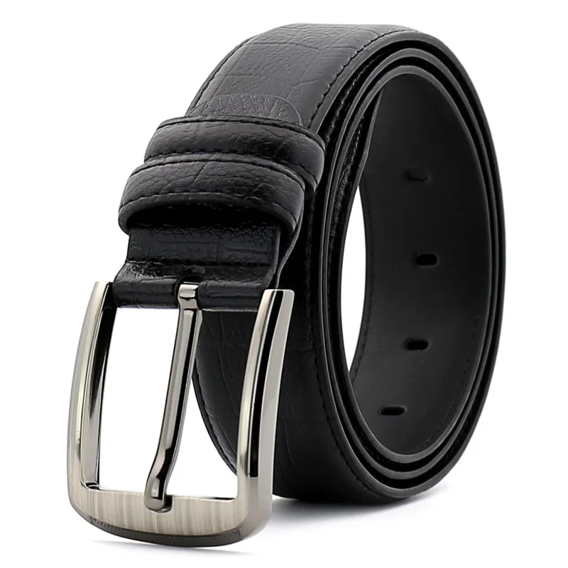 Men Retro Leather Belt Business Belt Classic Pin Buckle Belt Casual Belt For Men
