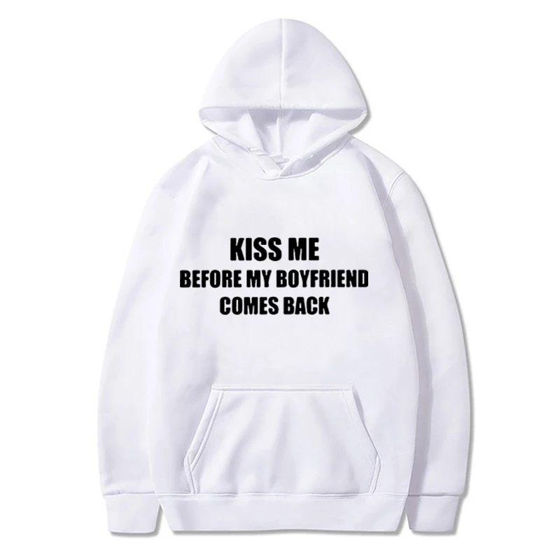 Толстовка с капюшоном и графическим принтом Осень-зима