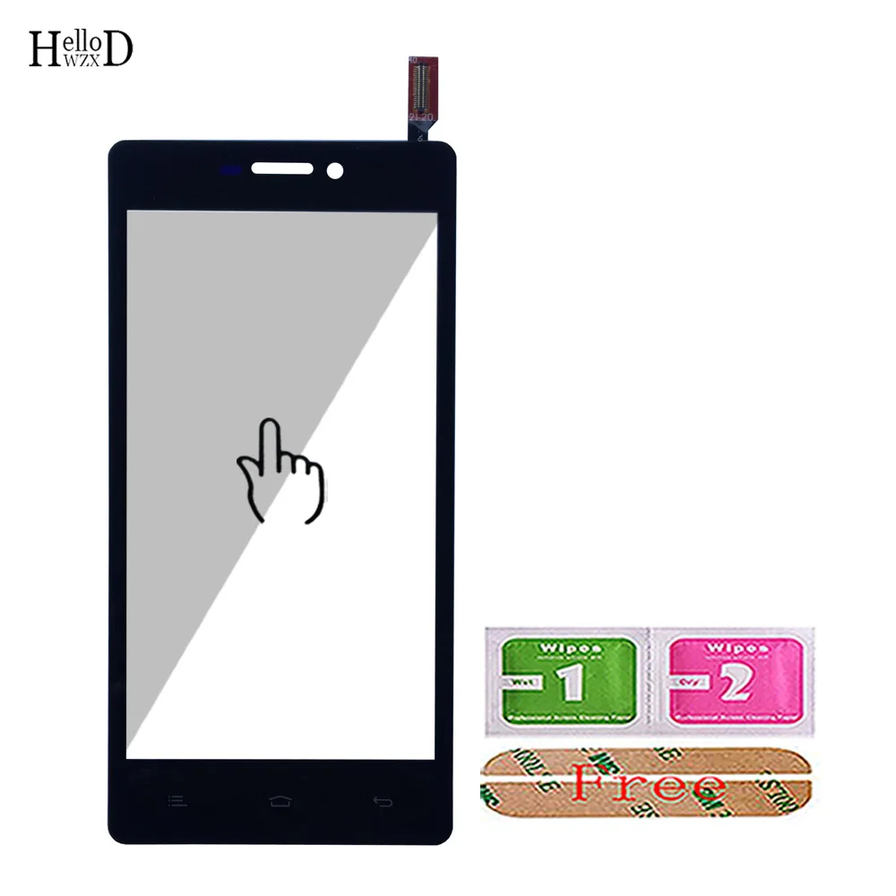 5 0 mobile sensor phone for fly iq4501 touch screen digitizer panel front glass replacement parts tools 3m glue free global shipping