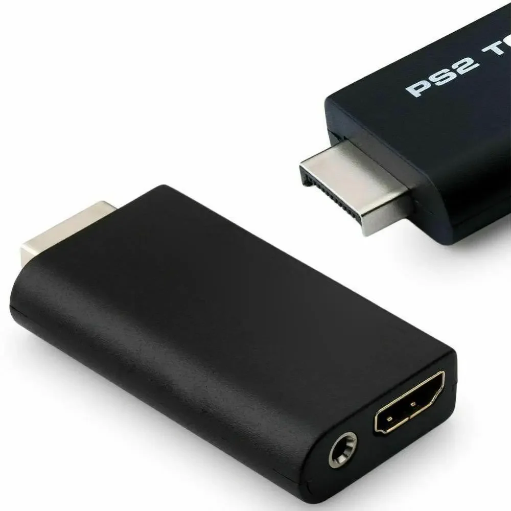 

2 PS2 to HDMI-compatible Converter Adapter Audio Video Adaptor for Sony PlayStation 2 to HDMI-compatible Adapter