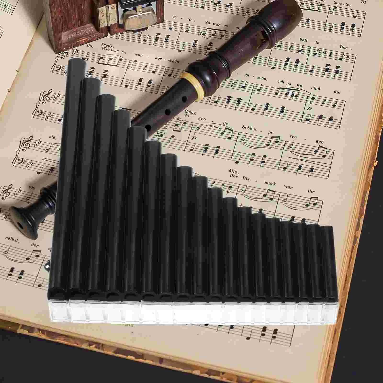 

Pan Flute Musical Instrument Professional Keyboard Exquisite 18 Pipes Abs Resin Panpipe Student G