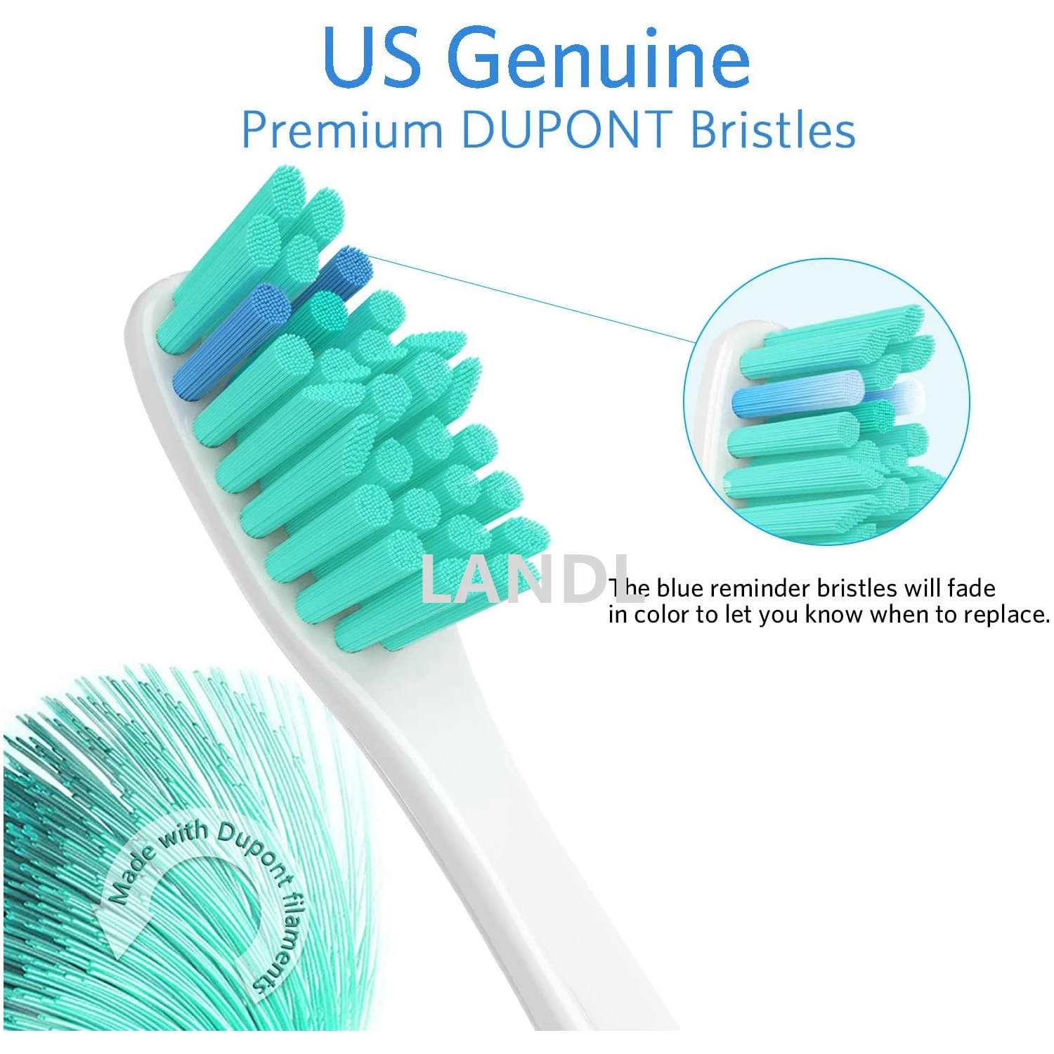 20pcs Replacement for Electric Toothbrush Heads Sonicare Flexcare HX6014 Clean Healthy White EasyClean PowerUp Elite+ - купить по