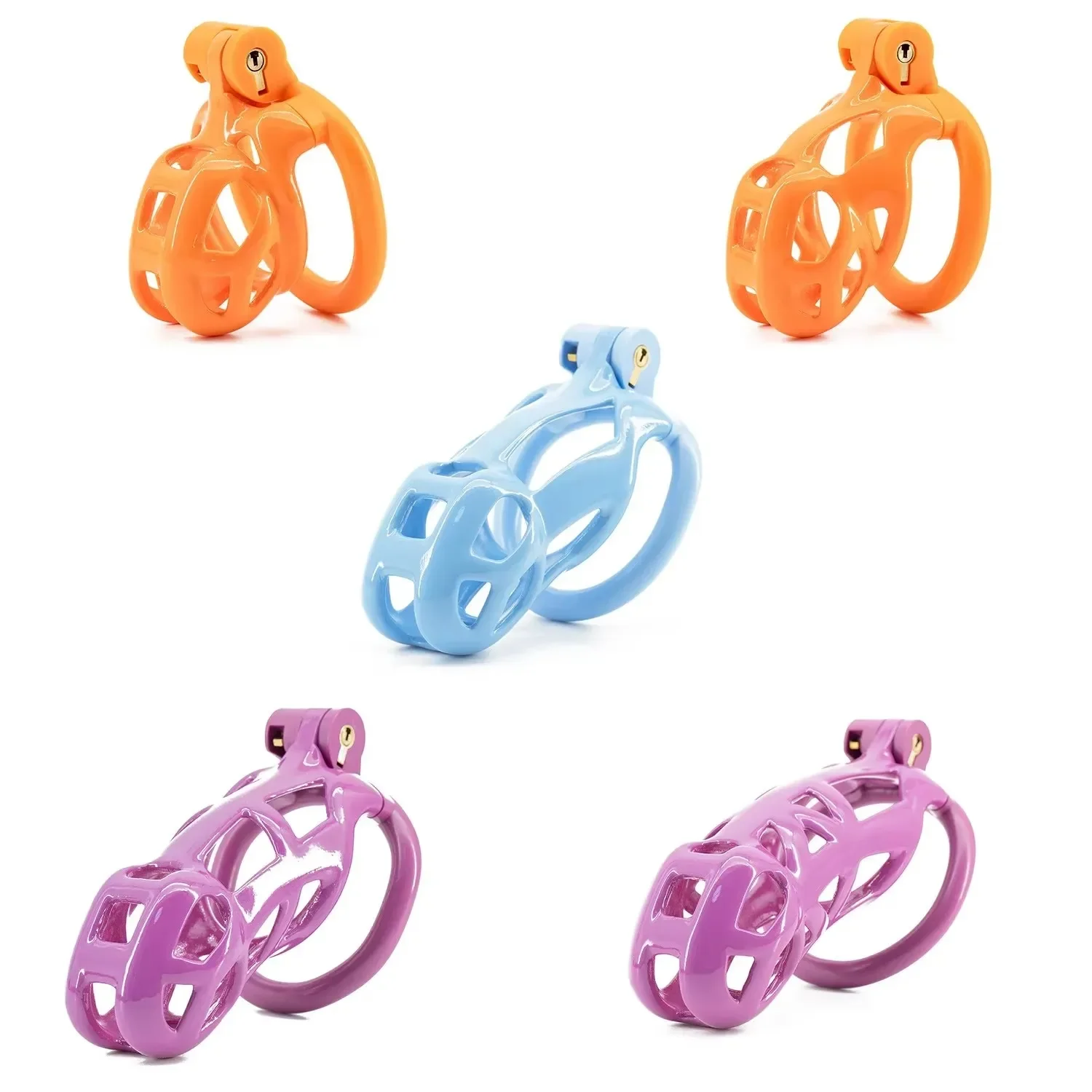 2024 Высококачественная мужская клетка целомудрия Cobra с 4-размерными плоскими