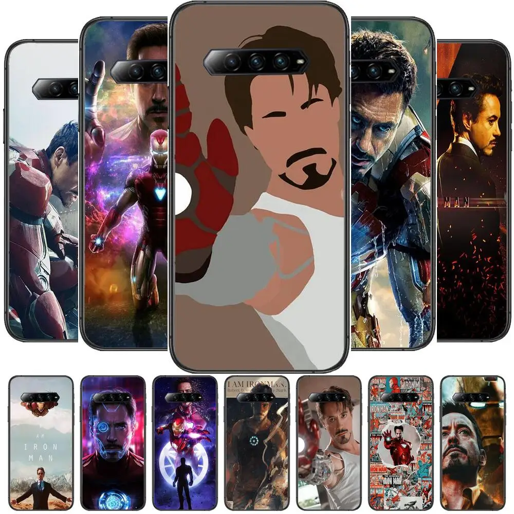 

tony stark Iron man Phone Case For xiaomi redmi Black Shark 4 Pro 2 3 3s Cases Helo Black Cover Silicone Back Prett mini cover f