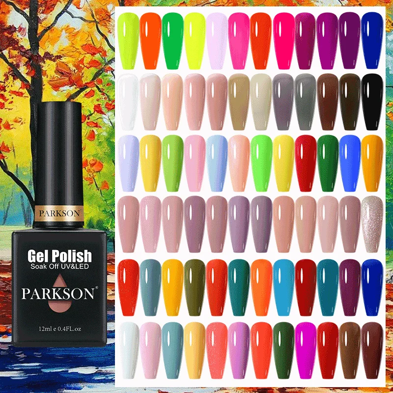 

Горячая Распродажа, зимний Цветной Гель-лак для ногтей Parkson 12 мл, стеклянная бутылочка, гибридные Лаки, Лаки, верхнее и Базовое покрытие, удаляемый замачиванием светодиодный маникюр