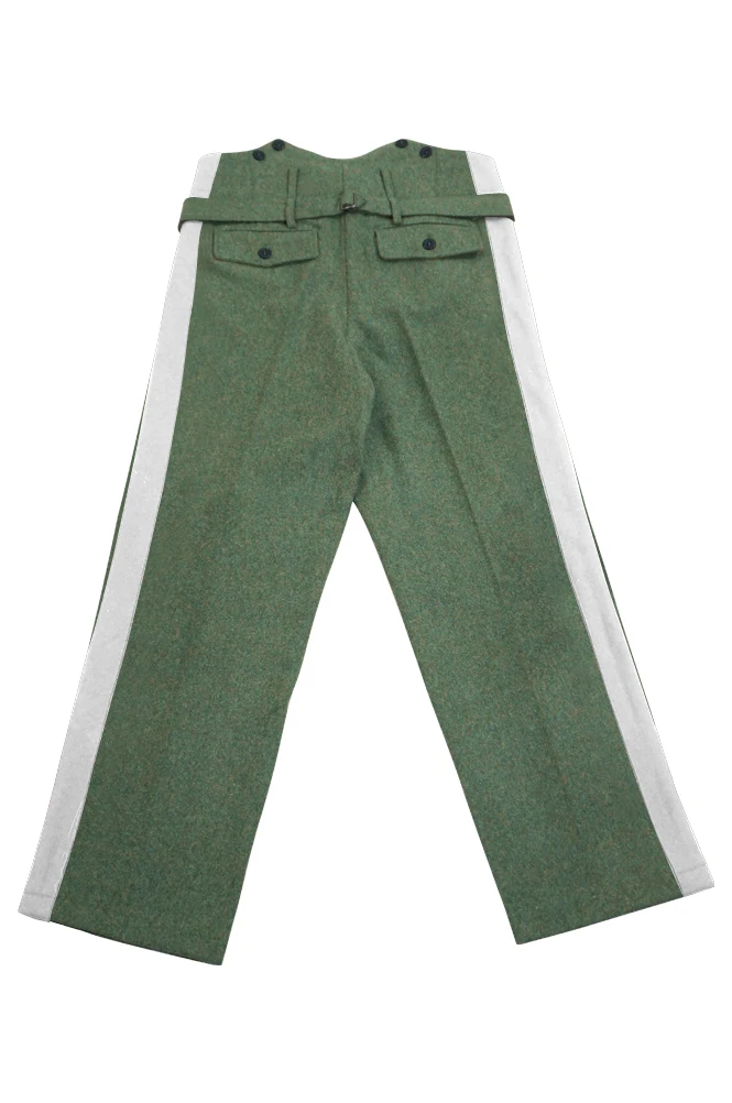 

GUWB-A015 WWII German Heer officer field grey wool straight trousers