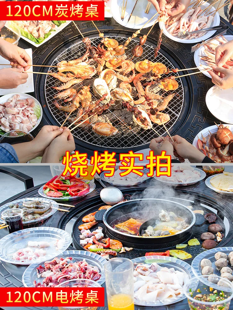 Горячий котелок для барбекю на открытом воздухе литой алюминий кованый железный