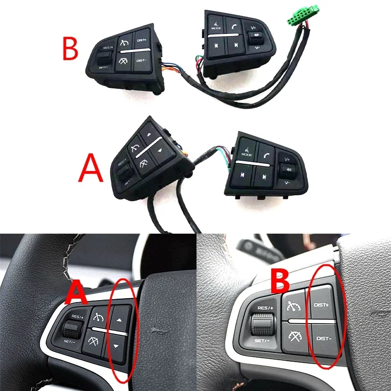 

Car Audio Cruise Multi-function Steering Wheel Switch For Geely Atlas Boyue NL3 SUV 2016 2017 2018 Proton X70,Emgrand X7 Sports