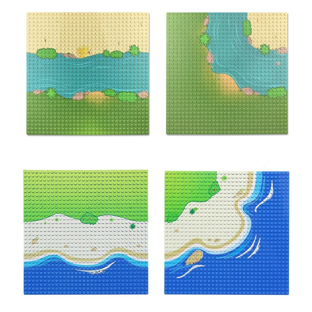 

Пластиковые строительные кирпичи, базовая пластина, плоская Базовая пластина для малышей, Настольная пластина, игрушечная доска, платформа...