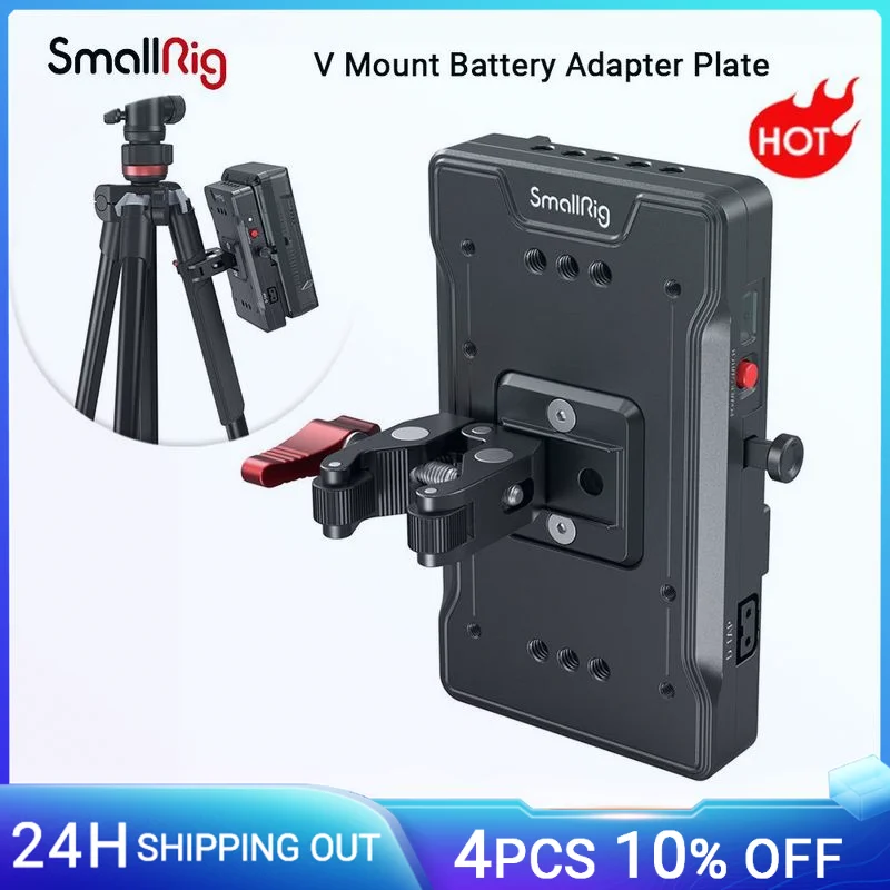 SmallRig V Mount Battery Adapter Plate Power Supply Splitter