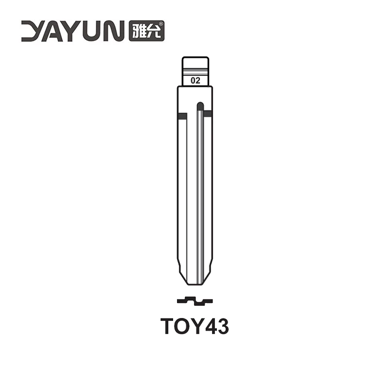 

5 шт. для Toyota Pontiac Scion blade (02 #) Заготовка ключа Toy43FH