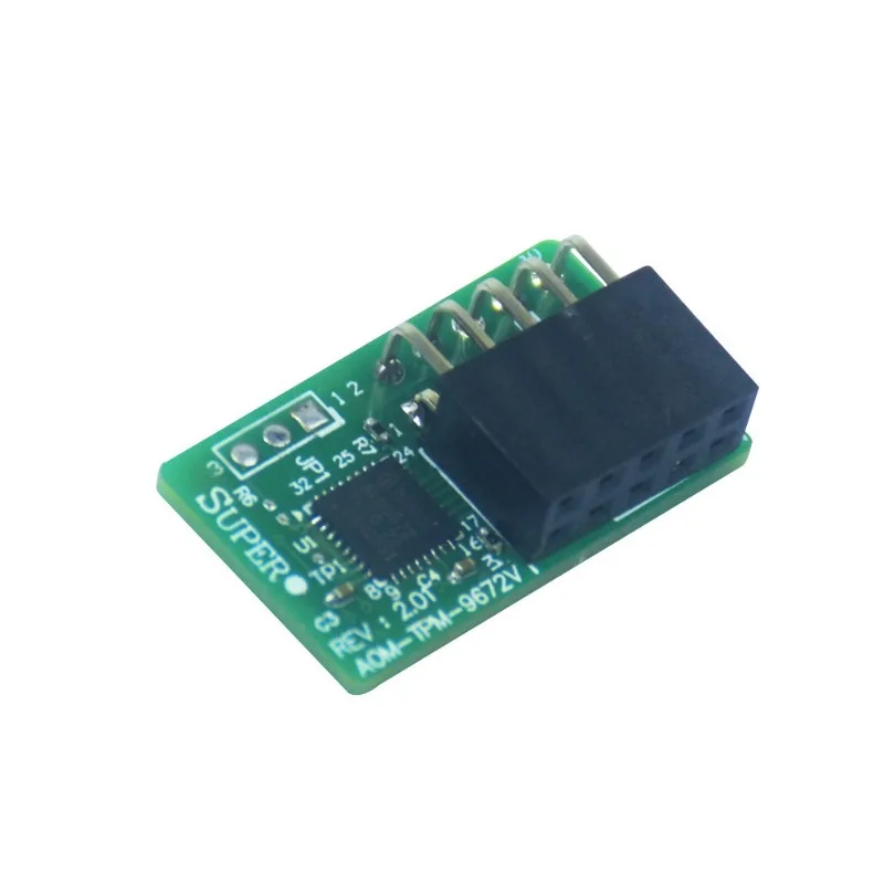 Фото 10-контактный модуль TPM 2.0 для SuperMicro AOM-TPM-9672V AOM-TPM-9672H №3