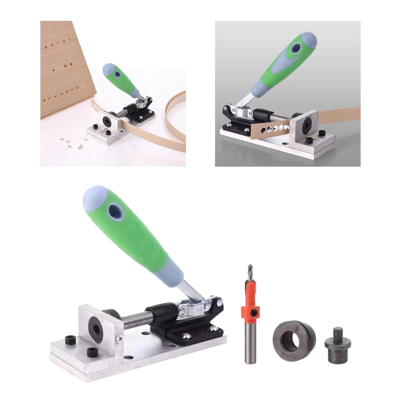 

DIY Hole Punch Punching Machine Round Hole Hand Held Hole Cutter Accessories Supplies Crafts for Maintenance Workers Paperboard