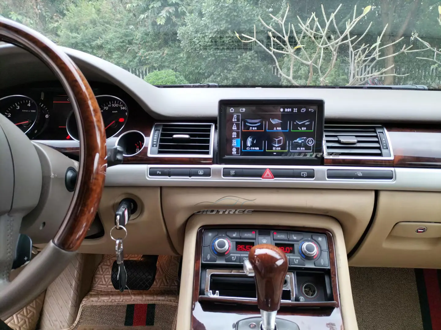 Автомагнитола на Android 10 8 дюймов 128 ГГц для Audi A8 A8L 2004-2011 IPS экран аудио-навигация
