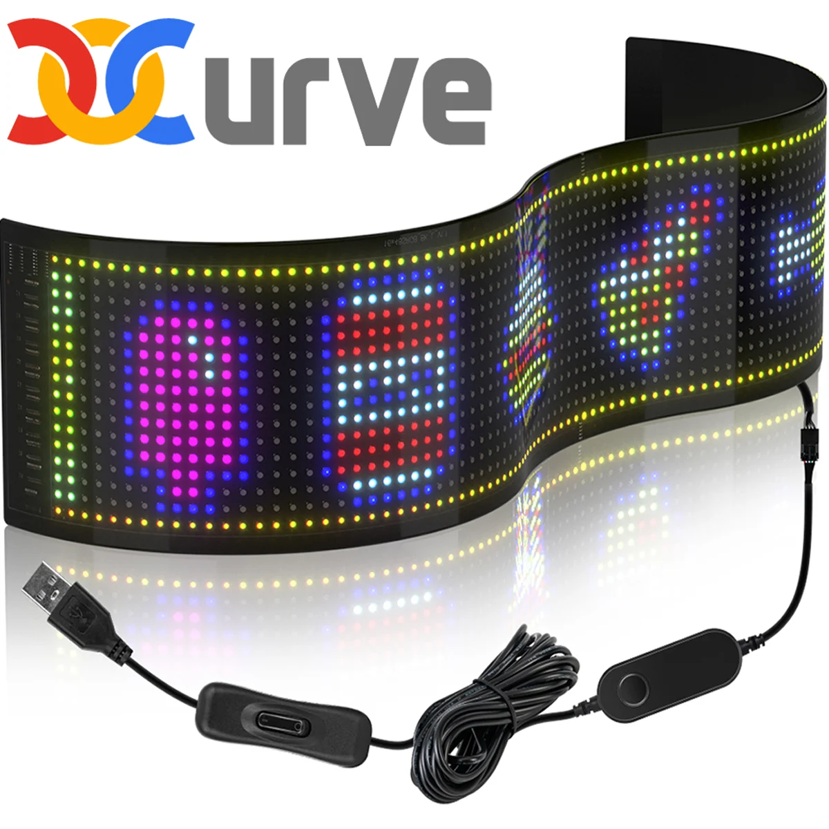 5 В Bluetooth приложение гибкая адресная светодиодная матричная пиксельная панель USB
