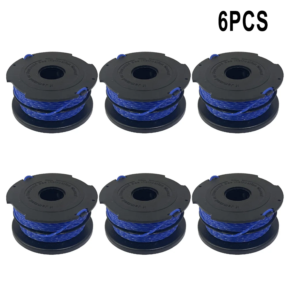 

2/6Pcs Spool Line For Black & Decker Trimmer GL315 GL337 GL337SB GL650 GL660 GL680 GL685 A6441 & A6441-XJ 59786 Strimmer 1.5mm