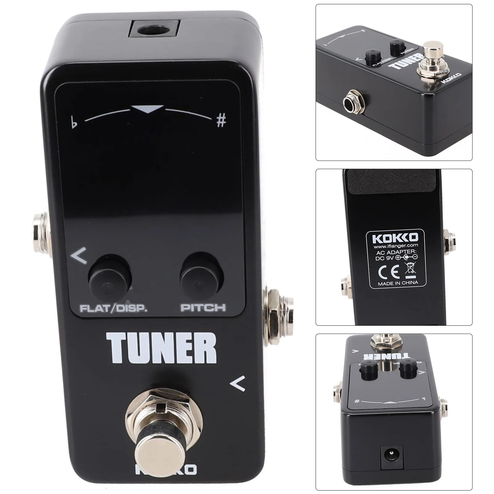 

High Quality Practical Useful Guitar Effect Pedal Guitar Pedal LED Display 94*53*53mm Accessories Electric Guitar