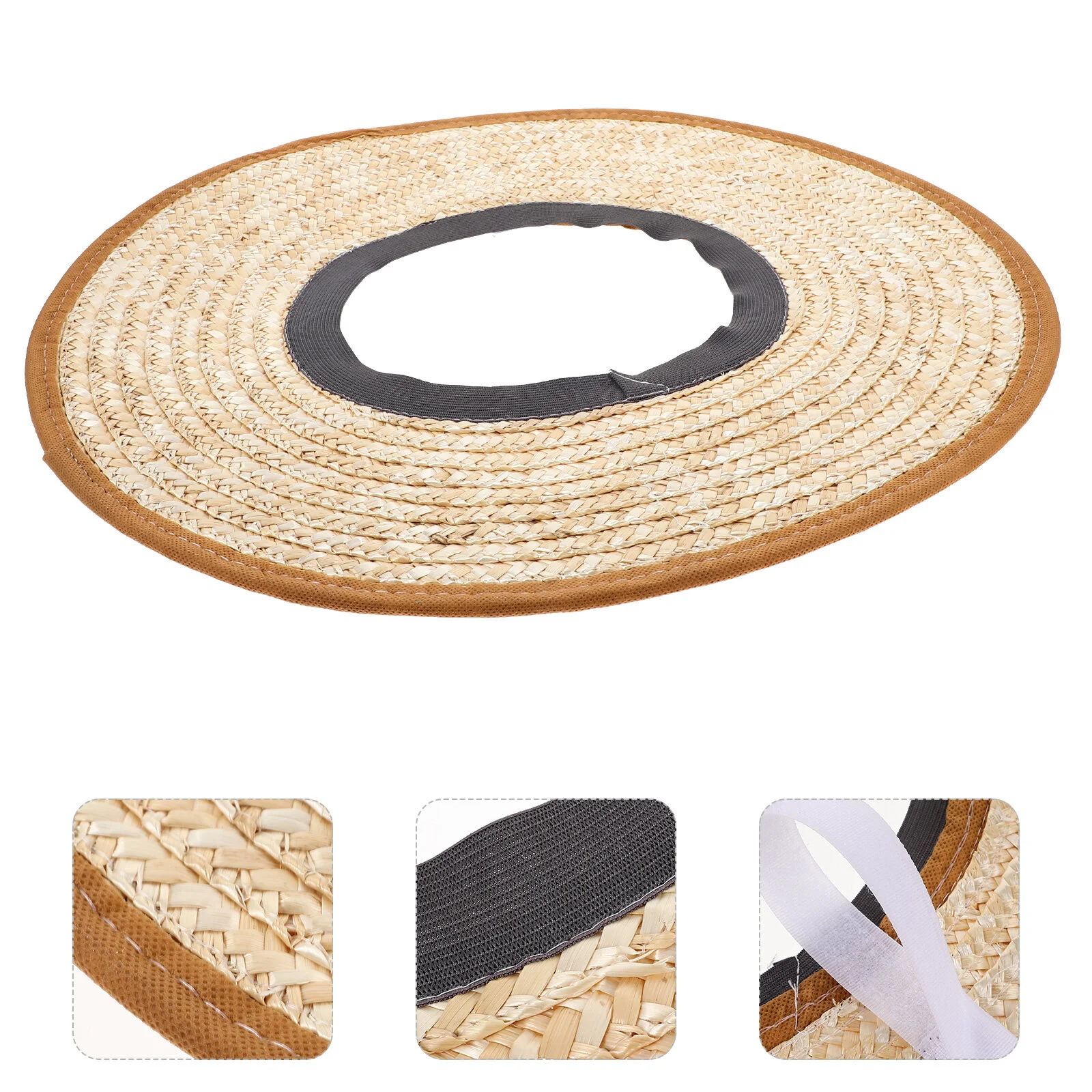 

Guard Plate Sun Visor Workers Hard Hat Full Brim Cover Construction Straw Sunshade