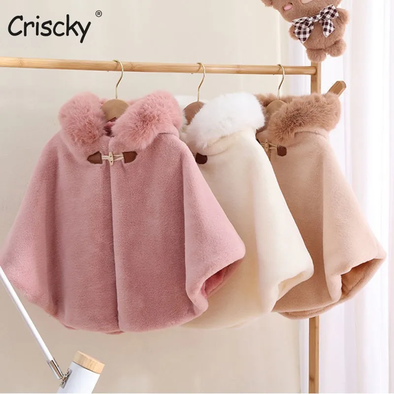 

Criscky 2022 Winter Children's Clothing Girls' Coat Kids Jacket Kids Autumn Korean Style Cute Fashion Baby Girls Outwear Trench
