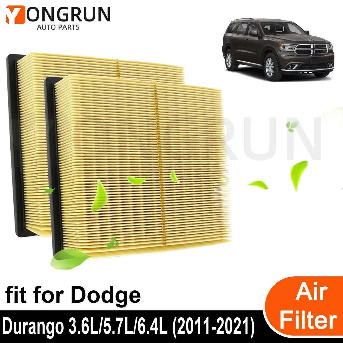 Новые автомобильные фильтры двигателя 2 шт. для Dodge Durango 2011-2021 л/л аксессуары OEM CA10755