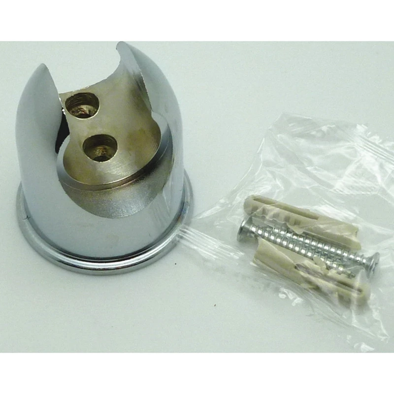 

50 Pieces Durable Metal Bracket Bathroom Hardware Zinc Alloy Wall-mounted Support Toilet Shower Head Wall holder Free Get Bolts